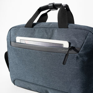 Nueva Mochila de Lujo Unisex para Portátil, Estilo Casual de Negocios, Material PU Suave, de un Solo Hombro, Color Sólido, Gran Capacidad, Impermeable y Ecológica - Product Image 2