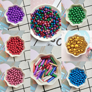 Décoration de gâteau en bâton coloré, 1 pièce, série laser, perles de sucre comestibles, spray de bonbons, décoration de gâteau, <span class=keywords><strong>2022</strong></span> - Product Image 4