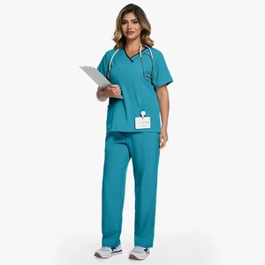 Women <strong>Scrubs</strong> Nursing Uniform Sets <strong>Purple</strong> Blue and Pink <strong>Scrubs</strong> Sets Tunic Spa Beauty Soft Stretch Uniforms Medical <strong>Scrub</strong> Uniforms - Product Image 6