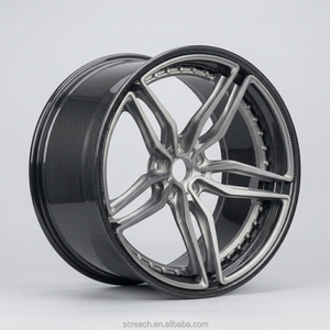 ล้อคาร์บอนไฟเบอร์ฟอร์จแบบ Staggered สำหรับรถยนต์รุ่น 3/Y Performance มอเตอร์คู่ ขนาด 19x8.5 20x10 20x10.5 5x114.3 5x120 5x112 25 มม. - Product Image 3