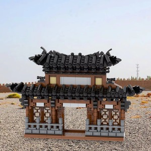 Spot MilitaryWars Kit de Blocs de Construction en Plastique Compatibles, Modèles de Briques pour Château Ancien, Mur de Ville, Porte, Grenier, Tour, Jouets à l'Échelle 1:36 - Product Image 4