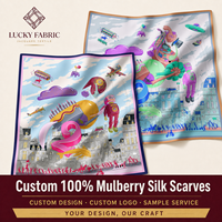 Écharpe Carrée en Soie Véritable Personnalisée 65x65cm, en Satin, Ourlet Roulotté à la Main, Motif Léopard, pour Femme, Tendance, Commande en Gros, Prête à l'Exportation pour Boutiques et Vente au Détail