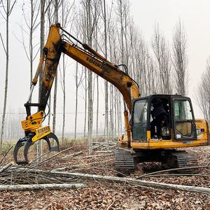 Excavateur <span class=keywords><strong>Pince</strong></span> à scier Arbre Cutter <span class=keywords><strong>Pince</strong></span> Scie Hydraulique Grab Scie Bois Rotatif Bois - Product Image 4