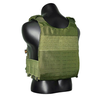 Chaleco Táctico JSH Personalizable con Cremallera, Impermeable, de Nailon, con Sistema Molle, de Poliéster, para Protección al Aire Libre, Defensa Personal, Unisex