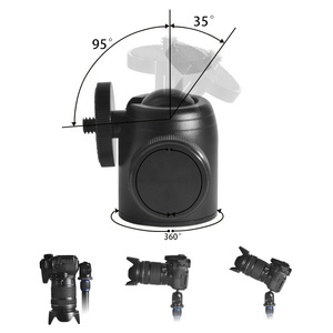 d'appareil photo montage trépied 360 degrés pivotant 1/4 vis mini <span class=keywords><strong>rotule</strong></span> adaptateur pour APPAREIL PHOTO REFLEX NUMÉRIQUE Gopro - Product Image 5