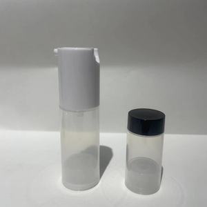 Thời trang 30ml 50ml 80ml 100ml PP bơm lại không có không khí bơm chai cho mỹ phẩm container nhỏ - Product Image 4