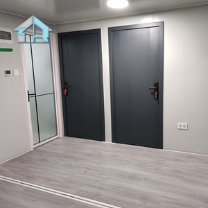Unité résistante au vent conçue comme une <span class=keywords><strong>maison</strong></span> préfabriquée extensible et transportable, fonctionnant comme bureau sur le terrain - Product Image 4