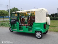 Tricycle électrique homologué EEC 100% électrique, 7 places, 3 roues, taxi pour le marché européen avec un grand espace et un moteur puissant de 4 000W