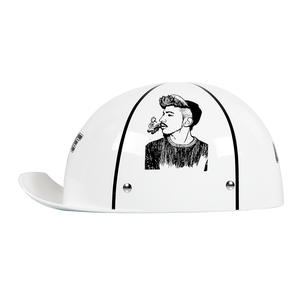 Casque vintage demi-casque style casquette de baseball, casque <span class=keywords><strong>gourde</strong></span> <span class=keywords><strong>pour</strong></span> <span class=keywords><strong>moto</strong></span>, scooter ABS, casque d'été <span class=keywords><strong>pour</strong></span> scooter électrique, équipement de motard - Product Image 2
