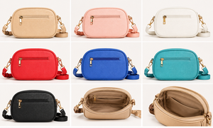 Sac à main en cuir de veau rouge de qualité supérieure, sac à bandoulière pour femme - Product Image 3