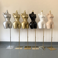 Mannequin de femme brésilienne en plastique BBL, robe de mariée, demi-corps, sexy, grande taille, gros buste, mannequin sans tête