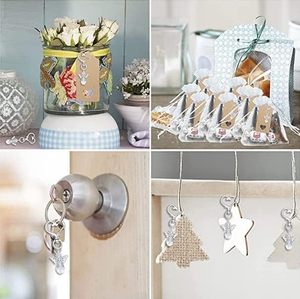 ขายส่งพวงกุญแจรูปนางฟ้า 30 ชุด พร้อมถุงออร์แกนซ่าปีกนางฟ้าคริสตัล ป้ายขอบคุณ สำหรับงานเฉลิมฉลองชีวิตและงานไว้อาลัย - Product Image 5