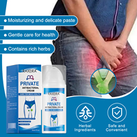 Krim Antimikroba Herbal Alami Pria Label Pribadi Grosir 30ml dengan Formula Lembut dan Tidak Mengiritasi. Cepat Meredakan Gatal.