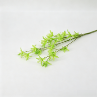 Vente en gros de fleurs artificielles de lys araignée à longue tige de 100 cm, fausse branche de Manjusaka rose rouge pour la décoration florale de mariage, de maison et d'événements