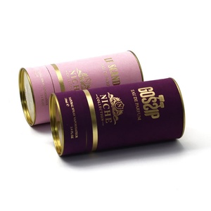 Biodegradable Custom Luxury High Quality Perfume Gift <b>Set</b> Packaging Cylindrical Paper Tube Packaging for Fragrance Products - Product Image 5