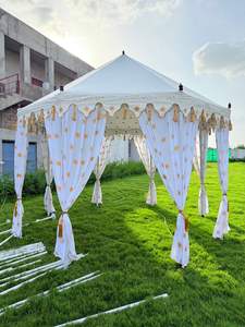 Carpa de Lujo Blanca y Amarilla con Cortinas Decorativas para Bodas, Fiestas en el Jardín y Eventos - Product Image 2