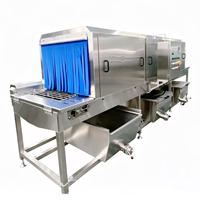 Hogedruksproeier kratwasser XBF-708 complete spoeling laat kratten vlekkenvrij achter voor voorbereide voedselverwerkingsfabrieken