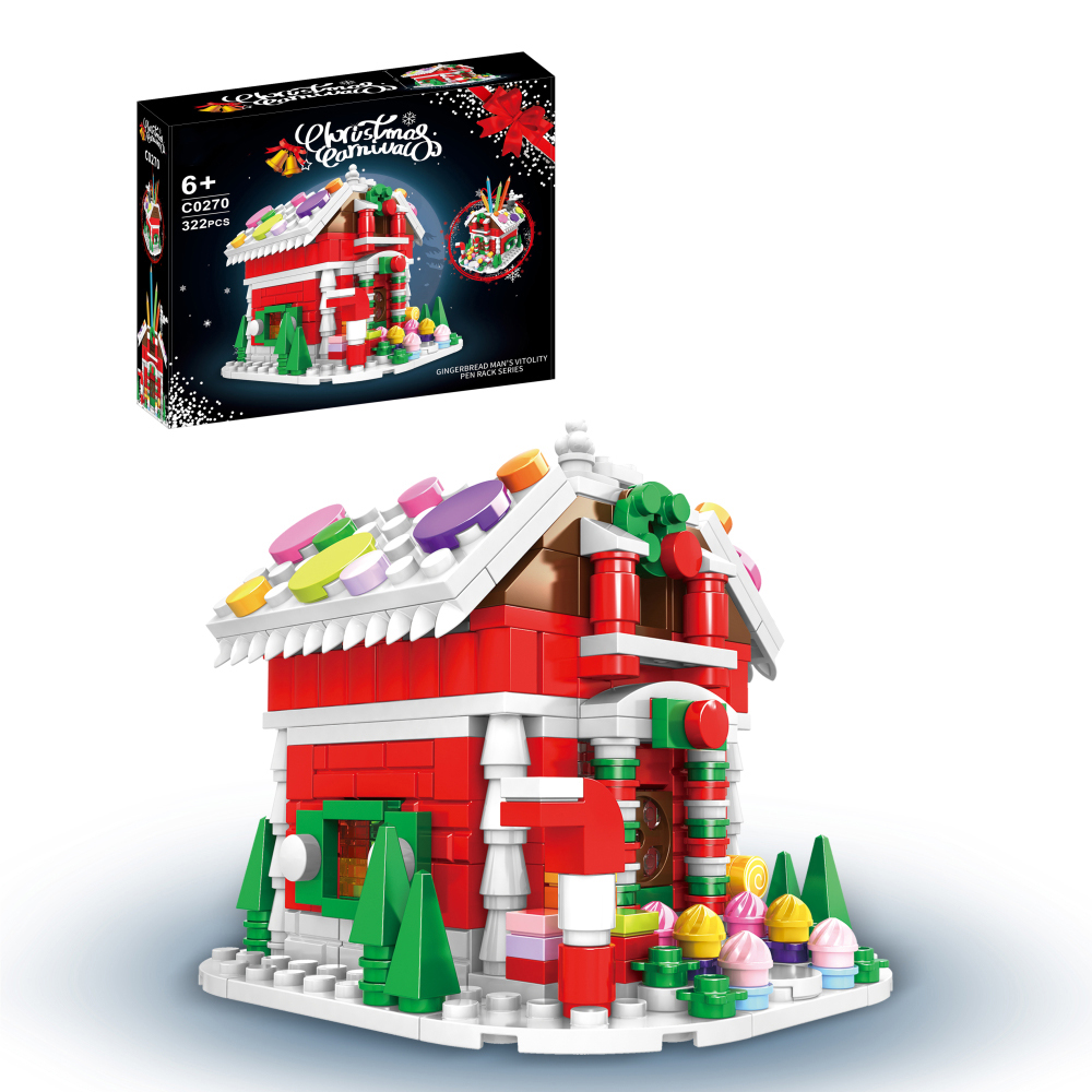 FIE063987 (322 pezzi Giocattolo a mattoncini Casa Pancake di Natale)