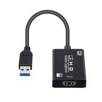 视频采集卡 HDMI 转 USB 3.0 全高清 1080P 4K Hdmi 采集卡，用于直播和录制