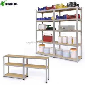 Toptan Ayarlanabilir Çelik Depo Rafları Dayanıklı Yer Tasarruflu <span class=keywords><strong>Metal</strong></span> Alet Rafları İşletmeler ve Garajlar İçin - Product Image 3