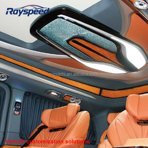 Vehículo de Lujo <span class=keywords><strong>Toyota</strong></span> Hiace de 9 Plazas, Conversión Completa con Interior Negro y Naranja, Volante a la Izquierda, Interior Completo en Venta - Product Image 2