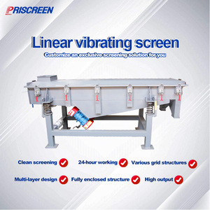 Crible vibrant linéaire en acier inoxydable contrôlable par amplitude avec multi-tension pour le traitement des particules avec moteur ABB - Product Image 4