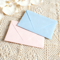 Enveloppe en carton kraft gris bleu haut de gamme pour les invitations de mariage, les vœux de vacances, les cartes de remerciement, les cartes de vœux