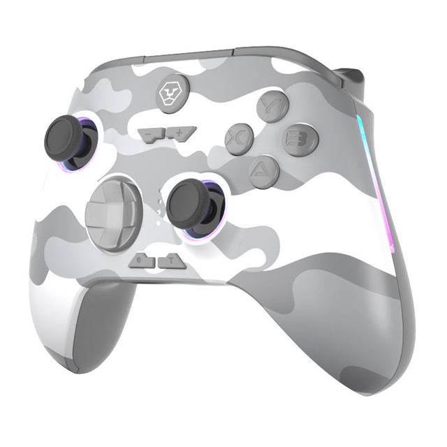 AOLION AL-NS2286 BT Wireless Gamepad Hall Linear Trigger 6-Axis Gyro RGB Macro Back Keys Dual Vibration 1000mAh PC Switch