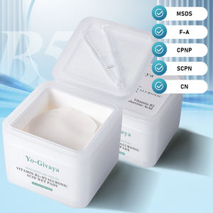 Tampons de trempage végétaliens à base d'acide hyaluronique + vitamine B5, OEM/ODM |   Formule de traitement éclaircissante et réparatrice de la barrière cutanée pour tous les types de peau - Product Image 1