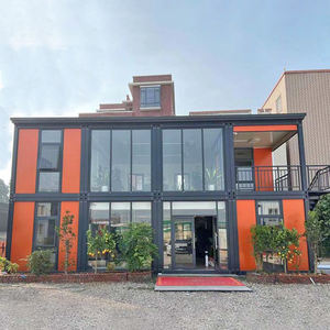 Maison conteneur extensible de 20 pieds, maisonnette préfabriquée portable avec cuisine et salle de bain, pour usage en chambre ou en centre commercial, ou pour exploitation agricole sur terrain vierge - Product Image 1