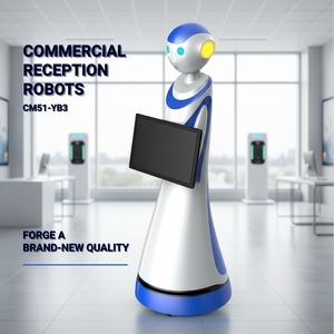 Robot Humanoide de <span class=keywords><strong>Inteligencia</strong></span> <span class=keywords><strong>Artificial</strong></span> de Alta Calidad, Robot Comercial de Servicio y Bienvenida, Navegación Lidar, Control por Aplicación, 12 Horas de Autonomía - Product Image 2