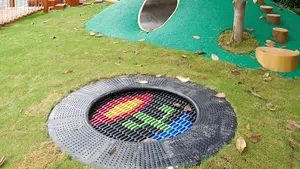 Desain baru jenis trampolin luar ruangan taman anak taman taman jalan trampolin terkubur