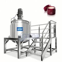 Cuve d'extraction chauffante, Cuve de réaction en acier inoxydable, Cuve de mélange et d'émulsification de liquides chimiques, Crème cosmétique, Lotion