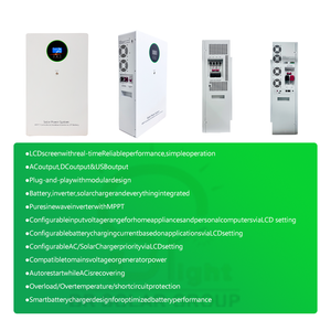 ระบบจัดเก็บพลังงานแบบเคลื่อนที่ออลอินวัน SOLAR 6.5KW LFP แบตเตอรี่ 10.24kwh คลื่นไซน์บริสุทธิ์ มาตรฐานสหรัฐอเมริกา สำหรับใช้ในบ้าน - Product Image 1