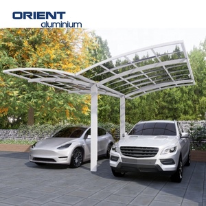 Pare-<span class=keywords><strong>soleil</strong></span> moderne de luxe COMMERCIAL en métal fermé deux poteaux en alliage d'aluminium auvents de carport Carports FRAME Carport attaché - Product Image 1