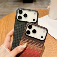 Pour iPhone 17 Motif en fibre de carbone Slim PC Hard Case pour iPhone 17 16 Plus Magnétique Wireless Charging Funda