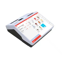 Matériel de point de vente pour ordinateur de bureau Windows, intégrant la compatibilité NFC sans contact, module de numérisation 2D intégré, imprimante thermique grand format