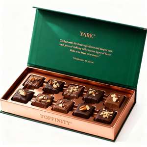 Caja de Embalaje para Barra de Chocolate con Diseño Holográfico Dorado, Estilo Moderno, de Alta Gama, Personalizada, de Lujo, con Patrón Único y Apariencia Atractiva - Product Image 3