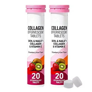 Tabletas Efervescentes Multivitamínicas de Colágeno y Vitamina C de Grado Alimenticio de Marca Privada, 1000 mg, para <span class=keywords><strong>la</strong></span> Belleza de <span class=keywords><strong>la</strong></span> Piel, para Adultos - Product Image 2