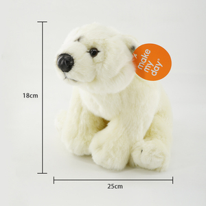 Lifelike Weighted Realistic <b>Polar</b> <b>Bear</b> Plush <b>Toy</b> Stuffed Animal Dolls Simulation Figurine Sweet Kittens Home Garden Ornaments - Product Image 6