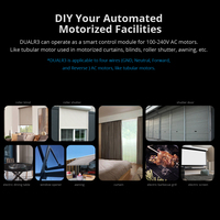 Interruptor Inteligente WiFi Dual R3 de 2 Canales con Control por Aplicación Android, Temporizador y Control Remoto Universal para Uso en Hoteles
