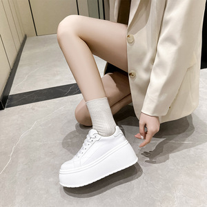 Nouvelle Collection Automne 2026 : Baskets tendance coréennes à plateforme et lacets pour femme, chaussures décontractées à semelle épaisse - Product Image 3