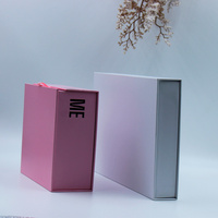 Caja de Regalo de Lujo con Forma de Libro y Logotipo Personalizado, Caja de Embalaje Rígida de Cartón con Cierre Magnético y Lazo para Extraer
