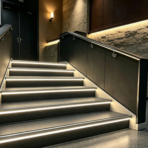 Luces LED Antideslizantes para Escalones, Montaje Oculto, Iluminación de Escaleras de Aleación de Aluminio sin Ranuras para Cines y Hoteles RV - Product Image 5