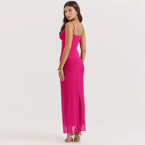 DAN6243  <span class=keywords><strong>Mono</strong></span> ajustado sin espalda con cuello halter para <span class=keywords><strong>mujer</strong></span>, ropa de talla grande, ¡Gran oferta! - Product Image 4