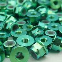 Écrous hexagonaux M8 GR5 en titane à verrouillage automatique en nylon, anti-déchirure, usinage CNC, électroérosion à fil – Vente chaude