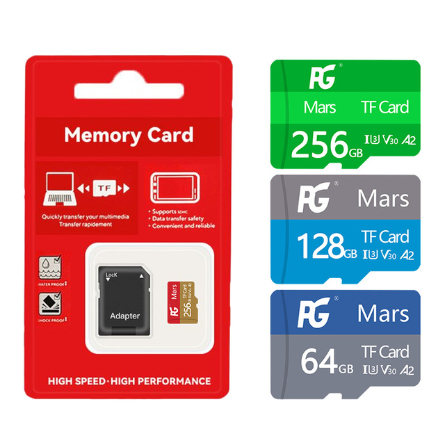 64GB Memory Card 16GB 32GB Automotive Industrial SD Card 128GB for GPS Navigation Dash Cam Stable Data Storage 256GB TF Card