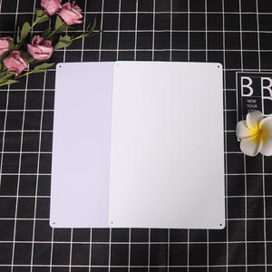 Plaque en étain UV blanche Sublimation plaque métallique signe blanc métal voiture plaque d'immatriculation bricolage consommables d'impression personnalisés - Product Image 4