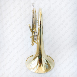 Marching français professionnel pour fanfares jaune laiton or laque marche cor <span class=keywords><strong>instrument</strong></span> de musique OEM - Product Image 3