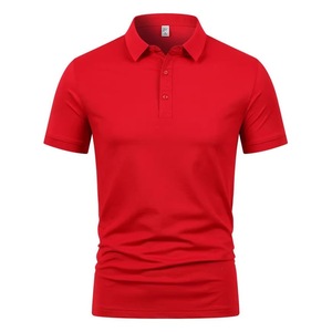 Polo promotionnel à manches courtes blanc respirant en polyester pour l'été, personnalisable avec logo et lettrage - Product Image 5